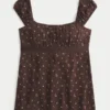 Top babydoll facile à nouer en satin Top babydoll facile à nouer en satin