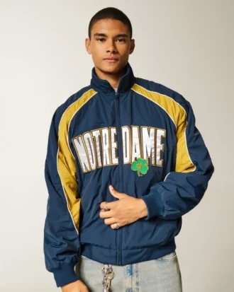 Veste coupe-vent graphique Fighting Irish de l&rsquo;université de Notre Dame
