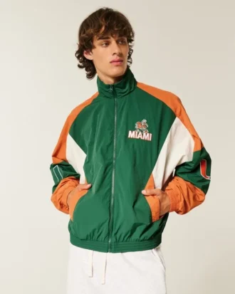Veste coupe-vent graphique University of Miami Hurricanes