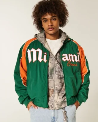 Veste coupe-vent graphique University of Miami Hurricanes