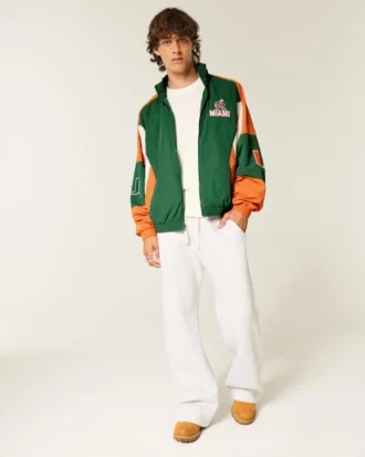 Veste coupe-vent graphique University of Miami Hurricanes