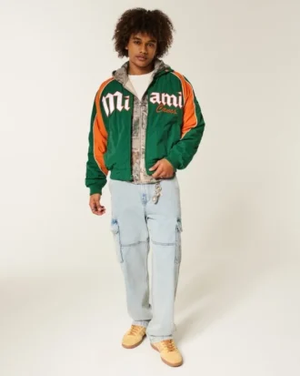 Veste coupe-vent graphique University of Miami Hurricanes