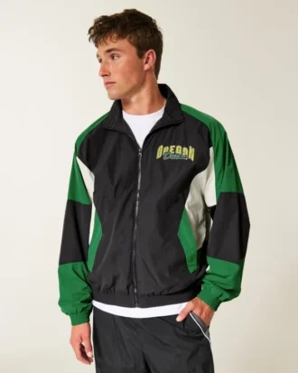 Veste coupe-vent graphique University of Oregon Ducks