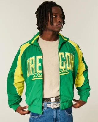 Veste coupe-vent graphique University of Oregon Ducks