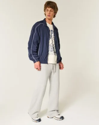 Veste coupe-vent zippée