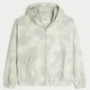 Veste coupe-vent zippée camouflage Veste coupe-vent zippée camouflage