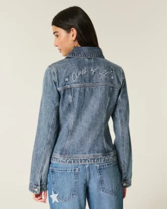 Veste en denim graphique Class of &rsquo;26