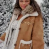 Veste en fausse peau de mouton Veste en fausse peau de mouton