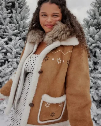 Veste en fausse peau de mouton