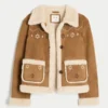 Veste en fausse peau de mouton Veste en fausse peau de mouton