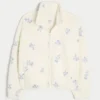 Veste en polaire Sherpa brodée Veste en polaire Sherpa brodée