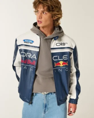 Veste en simili cuir Oracle Red Bull Racing Graphic