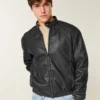 Veste graphique Hollywood en simili cuir Veste graphique Hollywood en simili cuir