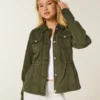 Veste militaire en sergé Y2K Veste militaire en sergé Y2K