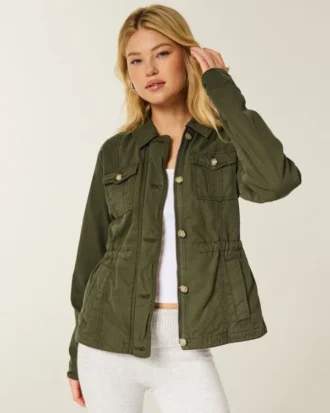 Veste militaire en sergé Y2K