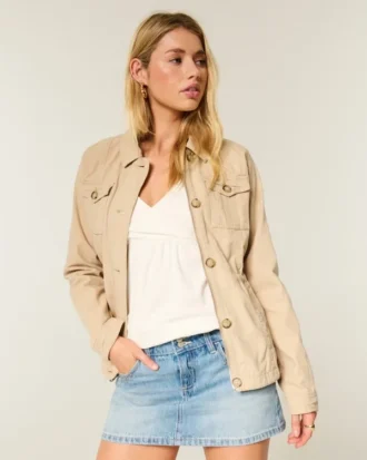 Veste militaire en sergé Y2K