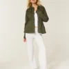 Veste militaire en sergé Y2K Veste militaire en sergé Y2K