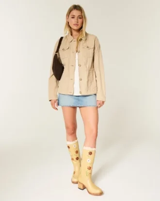 Veste militaire en sergé Y2K