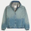 Veste skateur en denim délavé Veste skateur en denim délavé