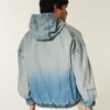 Veste skateur en denim zippée Veste skateur en denim zippée