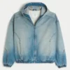 Veste skateur en denim zippée Veste skateur en denim zippée
