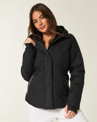 Veste toutes saisons doublée de fausse fourrure