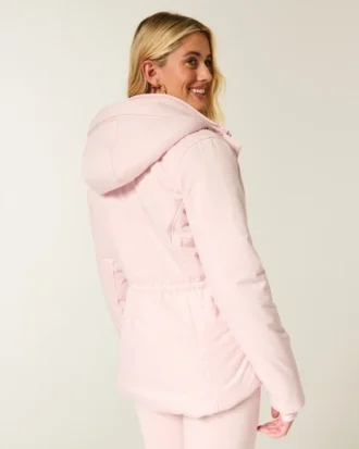 Veste toutes saisons doublée de fausse fourrure