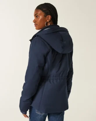 Veste toutes saisons doublée de fausse fourrure