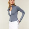 Veste zippée à nouer sur le côté Gilly Hicks Active Recharge Veste zippée à nouer sur le côté Gilly Hicks Active Recharge