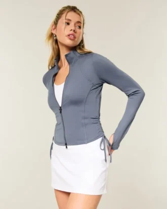 Veste zippée à nouer sur le côté Gilly Hicks Active Recharge