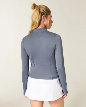 Veste zippée à nouer sur le côté Gilly Hicks Active Recharge