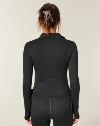 Veste zippée à nouer sur le côté Gilly Hicks Active Recharge